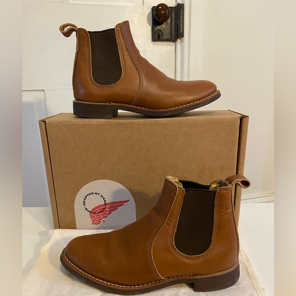 VGUC Redwing 6 inch Chelsea Boots in Pecan size 8 - Picture 16 of 16